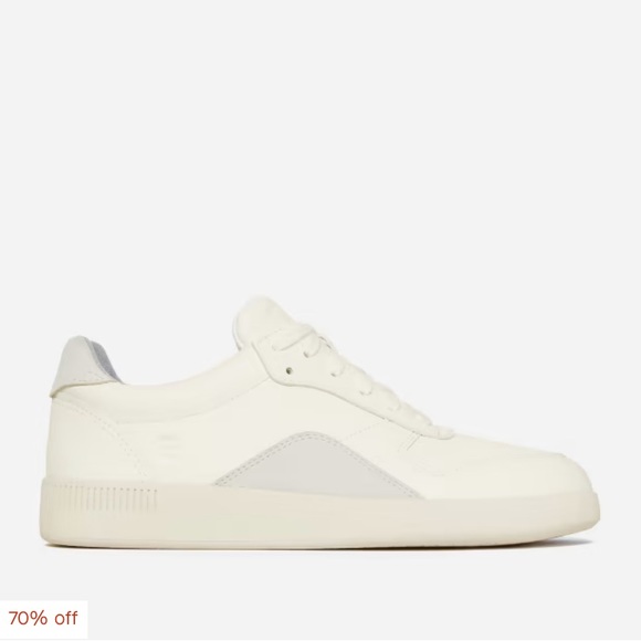 NIB EVERLANE ReLeather Court Sneakers in Off White Unisex - Women’s 9/ Men’s 7 - Picture 5 of 15